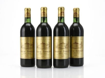 4 B CHÂTEAU FONREAUD (2 B.G. et 2 B.G-) Listrac-Médoc...