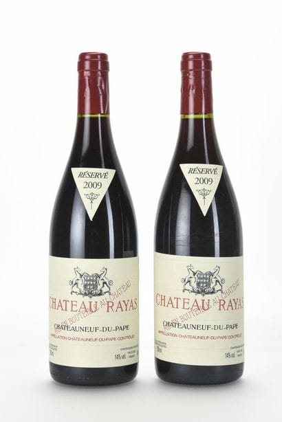 2 B CHÂTEAUNEUF DU PAPE Rouge Château Rayas...