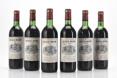 6 B CHÂTEAU RESPIDE Rouge (3 T.L.B; 2 H.E.+;...