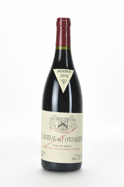 1 B CÔTES DU RHÔNE Rouge Château de Fonsalette...