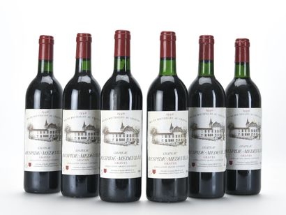 6 B CHÂTEAU RESPIDE-MÉDEVILLE Rouge (2 B.G;...