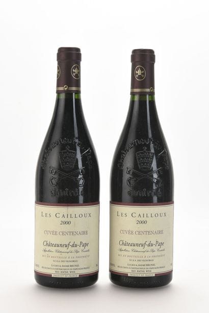 2 B CHÂTEAUNEUF DU PAPE CUVÉE CENTENAIRE...