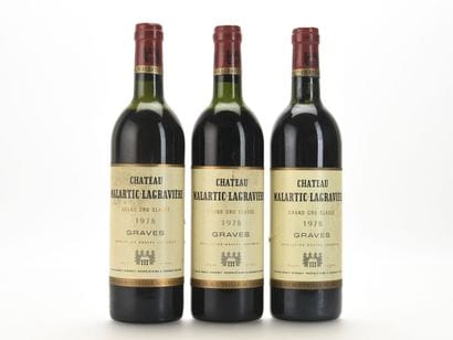 3 B CHÂTEAU MALARTIC-LAGRAVIÈRE (1 T.L.B;...