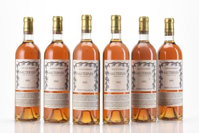 6 B SAUTERNES (Caisse Bois d'origine sans...