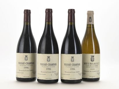 3 B VOLNAY-CHAMPANS (1er Cru) (e.t.h. légères)...