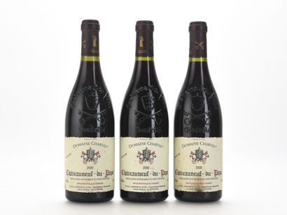 3 B CHÂTEAUNEUF DU PAPE Rouge (1 e.t.h. légères;...