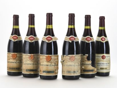 6 B CHÂTEAUNEUF DU PAPE Rouge (1 e.l.a; 3...