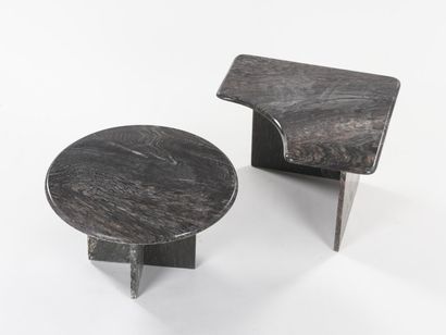 TRAVAIL 1970

Paire de tables basses gigognes...