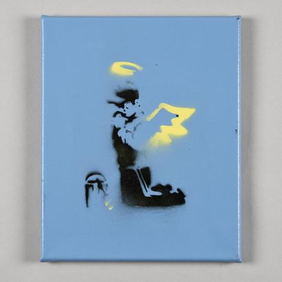 BANKSY (Né en 1974) d'après

Peinture sur...
