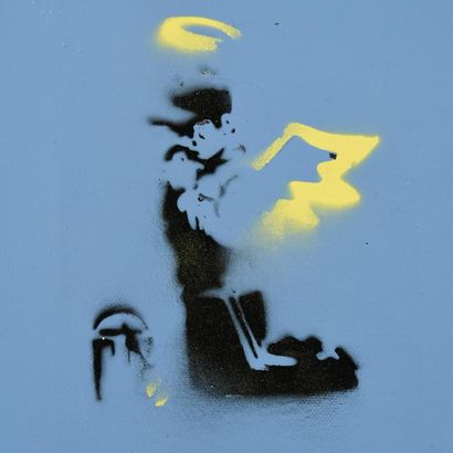 BANKSY (Né en 1974) d'après

Peinture sur...