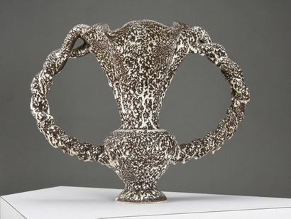 Marius GIUGE (1909-1980) 

Vase balustre...