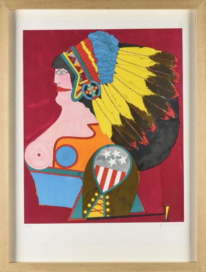 Richard LINDNER (1901-1978)

Lithographie...