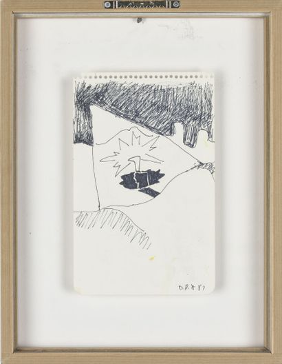 Hervé DI ROSA (Né en 1959)

Feutre sur papier

Deux...