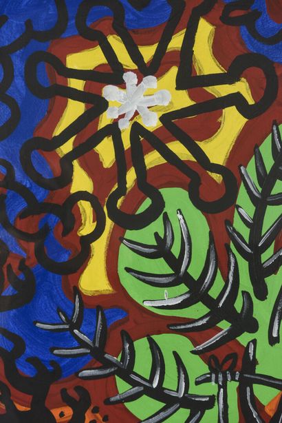 Hervé DI ROSA (Né en 1959)

Les Renés 

Acrylique...