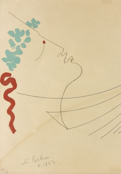 Jean COCTEAU (1889-1963)  and Raymond MORETTI...