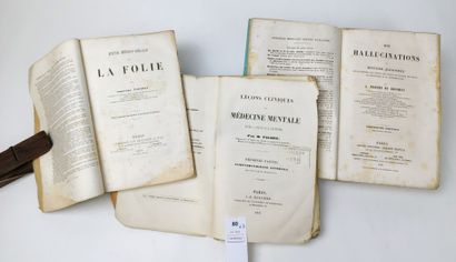 [MÉDECINE] [PSYCHATRIE]. Un ensemble de 3...