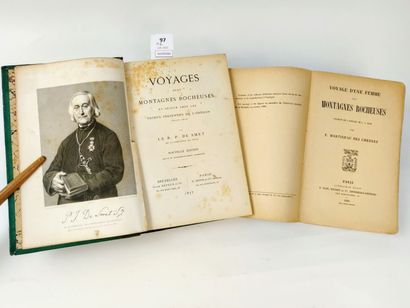 [Voyages][Amérique]. Un ensemble de 2 volumes (usures):

DE...
