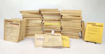 [PSYCHATRIE]. 71 numéros de la revue L'Évolution...