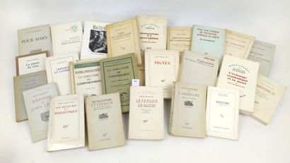 [Philosophie]. Un ensemble de 25 volumes...