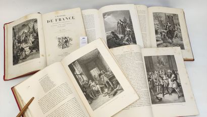 GUIZOT Histoire de France. 5 volumes in-4...