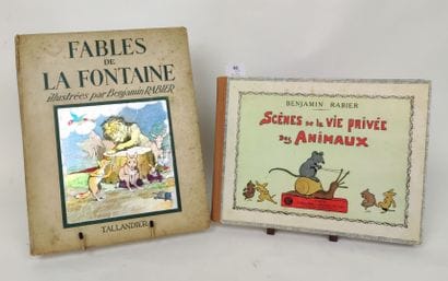 [Enfantina]. RABIER Benjamin. Un ensemble...