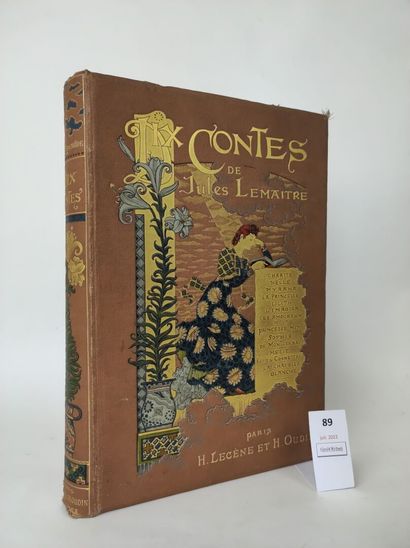 LEMAITRE Jules. Dix Contes. Un volume in-4,...