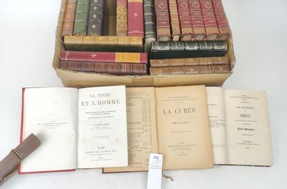 21 volumes reliés XIXe ou début du XXe siècle...