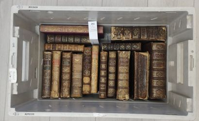 16 volumes XVIIe, XVIIIe ou XIXe siècle,...
