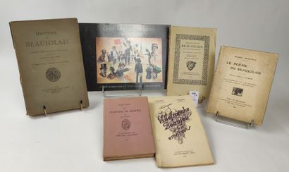[Rhône] [Beaujolais]. Réunion de 6 volumes...