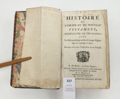 [Bible]. Histoire de l'Ancien et du Nouveau...