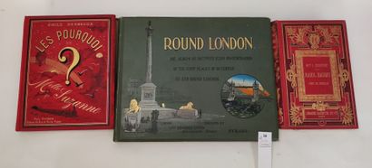 [Enfantina]. Ensemble de 8 volumes en cartonnage...