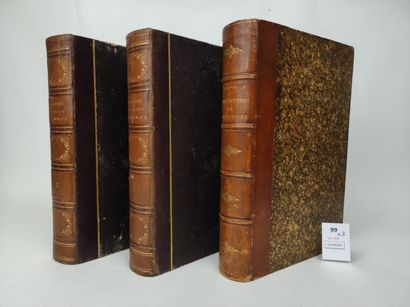 GRANDVILLE Jean-Jacques. Ensemble de 3 volumes...