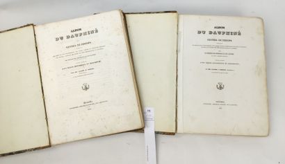 CASSIEN & DEBELLE. Album du Dauphiné. 2 volumes...