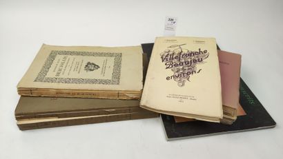 [Rhône] [Beaujolais]. Réunion de 6 volumes...