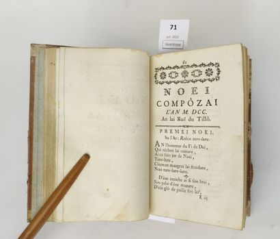 [Bourgogne]. Noei borguignon de Gui Barôzai....