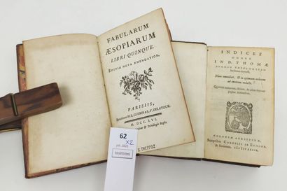 Un ensemble de deux volumes du XVIIe ou XVIIIe...