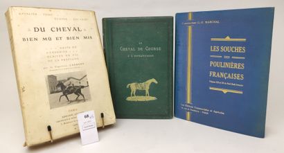 [Équitation]. Réunion de 3 volumes relatifs...