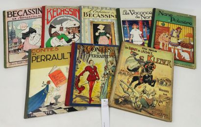 [Enfantina]. Ensemble de 8 volumes (accidents) :

L'Enfance...