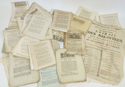 [RÉVOLUTION FRANÇAISE]. Un fort un lot de...