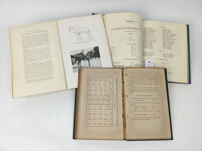 [Équitation]. Réunion de 3 volumes relatifs...