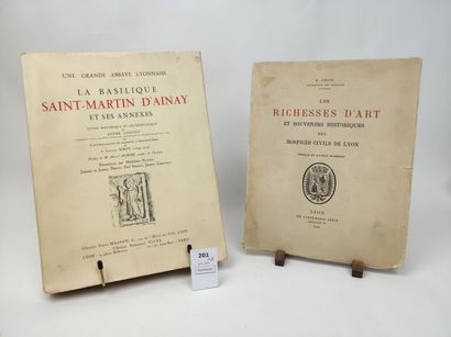 [Lyon]. 2 volumes brochés :

CHAGNY André....
