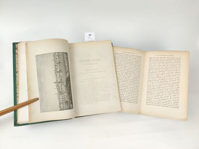[Voyages][Amérique]. Un ensemble de 2 volumes (usures):

DE...