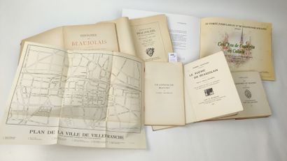 [Rhône] [Beaujolais]. Réunion de 6 volumes...