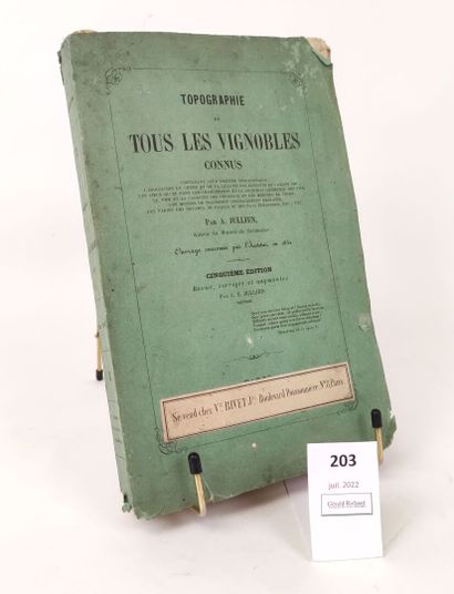 [Vin]] JULLIEN A. Topographie de tous les...