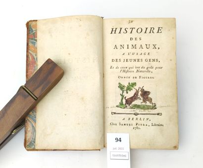Histoire des animaux à l'usage des jeunes...