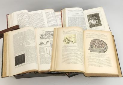 19 livres reliés du XIXe ou du début du XXe...