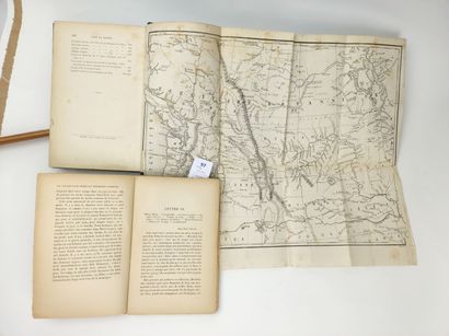 [Voyages][Amérique]. Un ensemble de 2 volumes (usures):

DE...