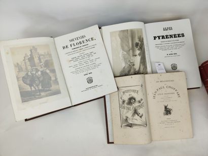 Un ensemble de 7 volumes in-4 du XVIIIe ou...