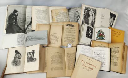 [Érotisme]. 15 volumes dont : les Confessions...