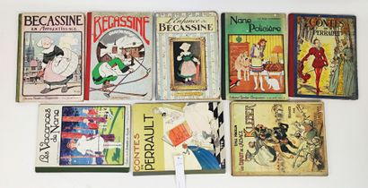 [Enfantina]. Ensemble de 8 volumes (accidents) :

L'Enfance...